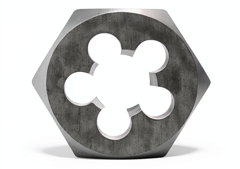 Bosch pipe die showing high carbon steel construction and threading details