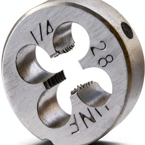Burkit 1/4-28 UNF Thread Die Alloy Steel-0