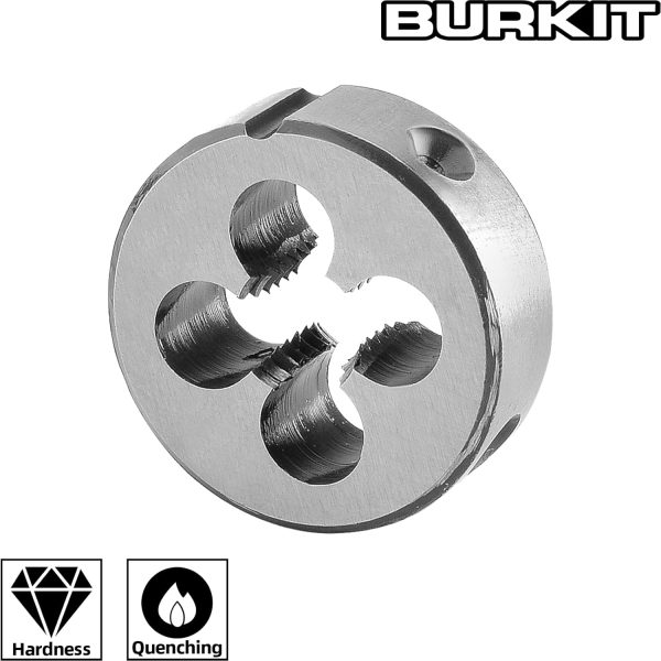 Burkit 3/8-16 UNC Right Hand Thread Die Alloy Steel-2
