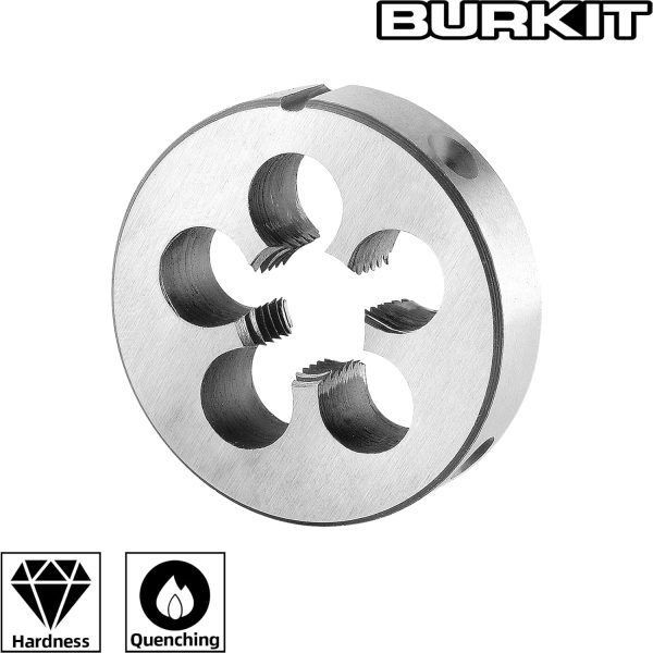 Burkit Threading Die Alloy Steel 1/2-28 UNEF Right Hand-2
