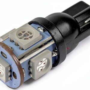 Dorman Red LED 5050SMD 5LED Bulb 194R Vehicle Specific Front Light-0