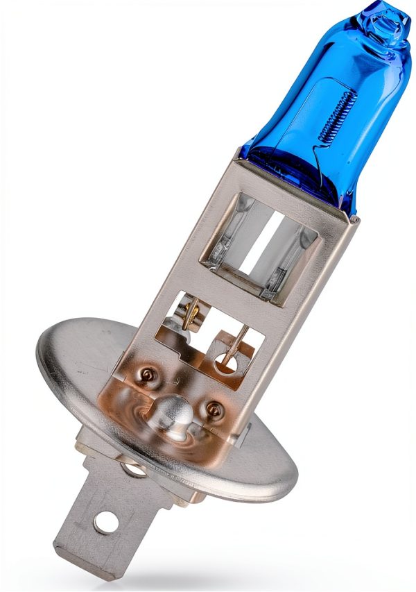 Philips H1 Headlight Bulb 5000K White 2-Pack Bright Blue Upgrade-2