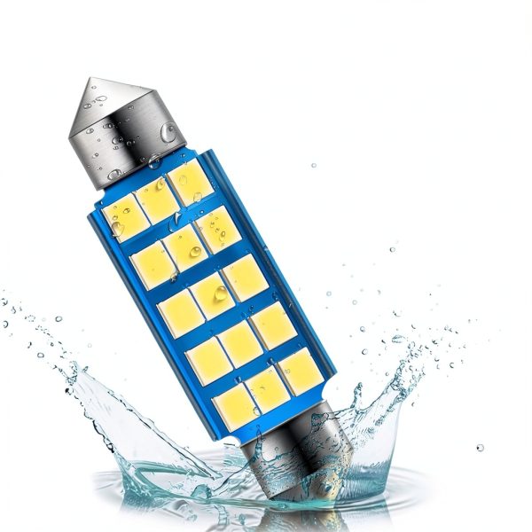 Irinidig LED Right Side Mirror Light Bulb IRICD703WH-4PS White-5