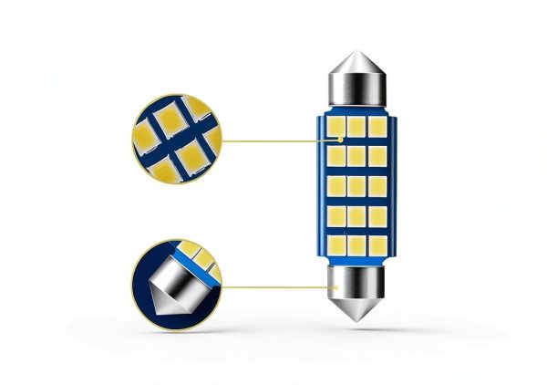 Irinidig LED Right Side Turn Signal Bulb Model IRICD703WH-2PS White-1