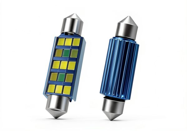 Irinidig LED Right Side Turn Signal Bulb Model IRICD703WH-2PS White-0