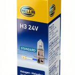 HELLA H3 24V 100W High Wattage Bulb Extreme White Twin Plastic Case-0
