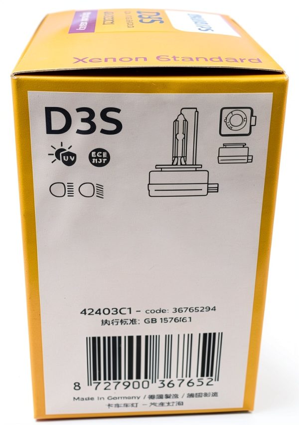 Philips 42403C1 - D3S 35w Xenon HID Standard Original Quality Automotive Headlight Bulb - 1 Bulb-6