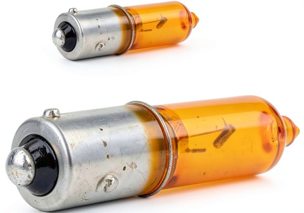Carall 2 PCS Car Halogen Bulbs H21 BAW9s HY21W 12V 21W Amber, For Indicator Lights Car Bulbs, Beam Low/High Beam Fog Light Replacement-0