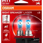 OSRAM NIGHT BREAKER LASER H11, +150% Brighter Halogen Headlight Lamp, 64211NL-2HB, 12V, Hanging Folding Box (2 Lamps)-0